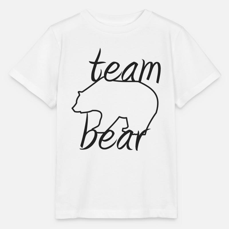 Ours d'équipe (Ours d'équipe) - T-shirt bio MINI CREATOR Stanley/Stella Enfant - blanc