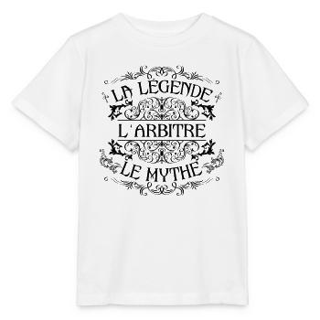 Arbitre | la légende Arbitre le mythe - T-shirt bio MINI CREATOR Stanley/Stella Enfant - blanc - Devant - Maike (125cm)