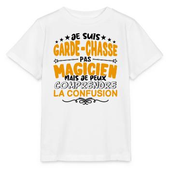 Garde-Chasse pas Magicien | le Meilleur Garde-Cha - T-shirt bio MINI CREATOR Stanley/Stella Enfant - blanc - Devant - Maike (125cm)