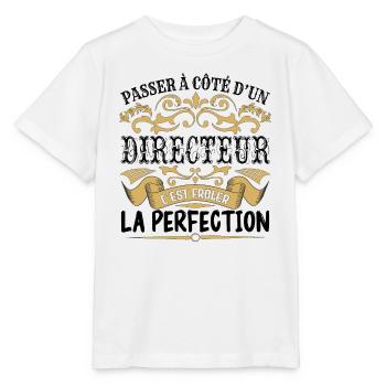 Directeur | le Meilleur cadeau Directeur - T-shirt bio MINI CREATOR Stanley/Stella Enfant - blanc - Devant - Maike (125cm)