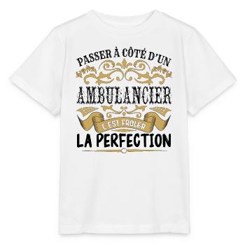 Ambulancier | le Meilleur cadeau Ambulancier - T-shirt bio MINI CREATOR Stanley/Stella Enfant - blanc - Devant - Maike (125cm)