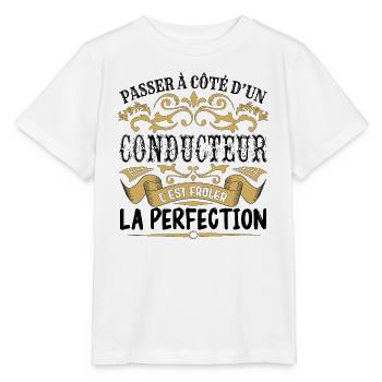 Conducteur | le Meilleur cadeau Conducteur - T-shirt bio MINI CREATOR Stanley/Stella Enfant - blanc - Devant - Maike (125cm)