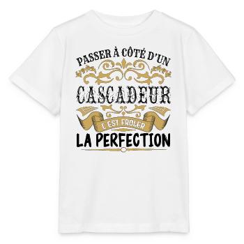 Cascadeur | le Meilleur cadeau Cascadeur - T-shirt bio MINI CREATOR Stanley/Stella Enfant - blanc - Devant - Maike (125cm)