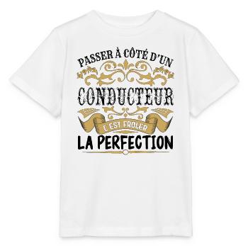 Conducteur | le Meilleur cadeau Conducteur - T-shirt bio MINI CREATOR Stanley/Stella Enfant - blanc - Devant - Maike (125cm)