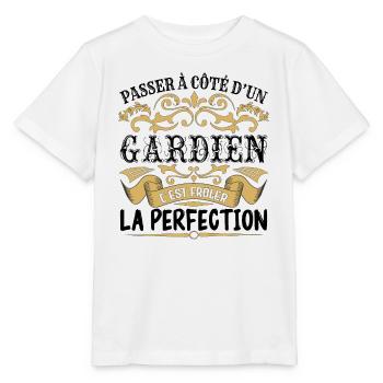 Gardien | le Meilleur cadeau Gardien - T-shirt bio MINI CREATOR Stanley/Stella Enfant - blanc - Devant - Maike (125cm)