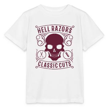 HellRazors - T-shirt bio MINI CREATOR Stanley/Stella Enfant - blanc - Devant - Maike (125cm)