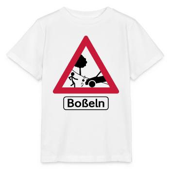 Achtung Boßeln! - Stanley/Stella Kinder T-Shirt MINI CREATOR  - Weiß - Vorne - Maike (125cm)