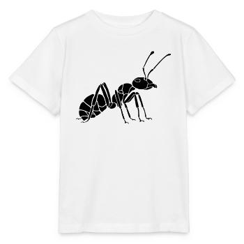 Ant - T-shirt bio MINI CREATOR Stanley/Stella Enfant - blanc - Devant - Maike (125cm)