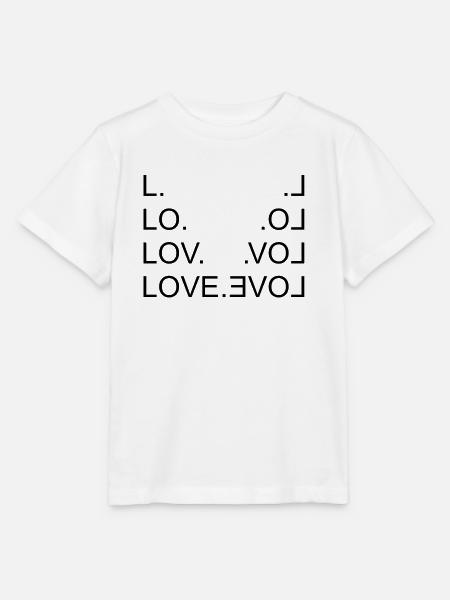 LOVE. - Stanley/Stella Kinder T-Shirt MINI CREATOR - Weiß