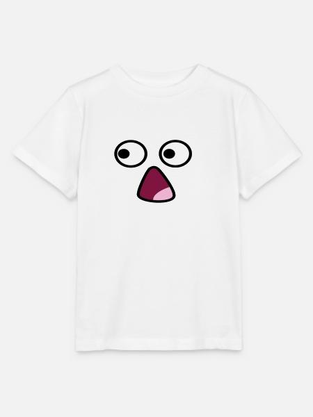 lol Faces - Stanley/Stella Kinder T-Shirt MINI CREATOR - Weiß