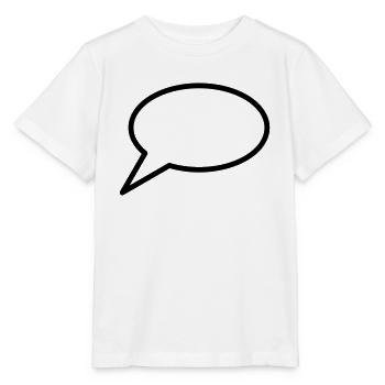 Sprechblase Symbol zum personalisieren - Stanley/Stella Kinder T-Shirt MINI CREATOR  - Weiß - Vorne - Maike (125cm)