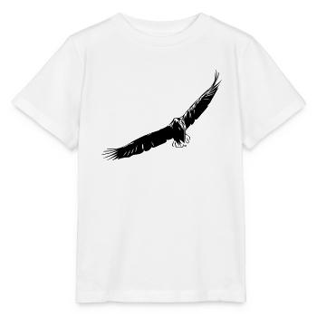 Fliegender Adler - Stanley/Stella Kinder T-Shirt MINI CREATOR  - Weiß - Vorne - Maike (125cm)