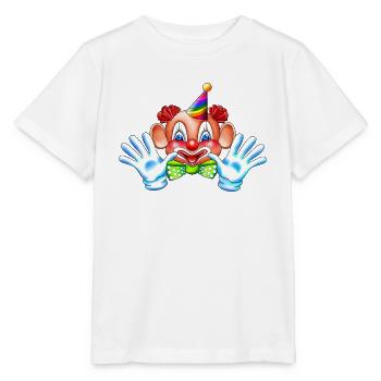 Clown - Stanley/Stella Kinder T-Shirt MINI CREATOR  - Weiß - Vorne - Maike (125cm)