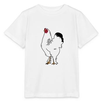 Brahma Rooster Poulet Drôle De Fermier Poulet - T-shirt bio MINI CREATOR Stanley/Stella Enfant - blanc - Devant - Maike (125cm)