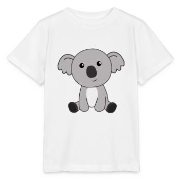 Koala mignon animaux mignons pour les enfants mignons - T-shirt bio MINI CREATOR Stanley/Stella Enfant - blanc - Devant - Maike (125cm)
