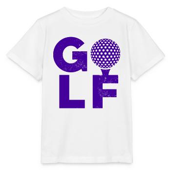 Golf - Golfclub Goldspieler Birdie Elite Luxus - Stanley/Stella Kinder T-Shirt MINI CREATOR  - Weiß - Vorne - Maike (125cm)
