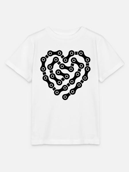 Herz der Ketten - Stanley/Stella Kinder T-Shirt MINI CREATOR - Weiß