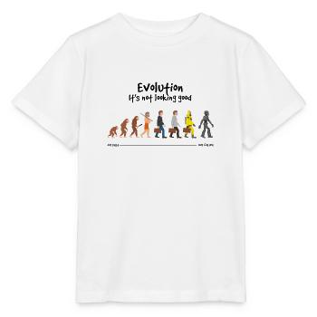 Evolution It s not looking good - Stanley/Stella MINI CREATOR Kids’ T-Shirt - white - Front - Maike (125cm)