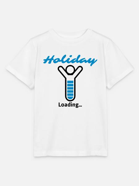 Holiday Loading... - Stanley/Stella Kinder T-Shirt MINI CREATOR  - Weiß