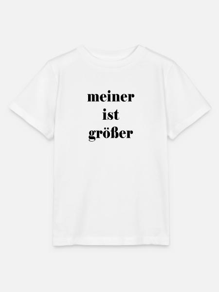Meiner ist größer - Stanley/Stella Kinder T-Shirt MINI CREATOR - Weiß