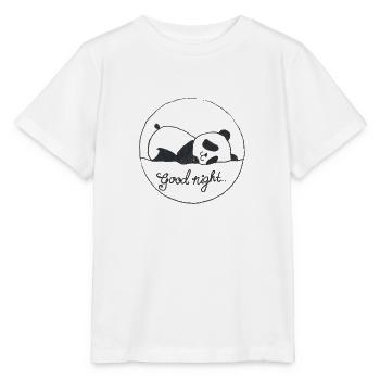 Bonne nuit Panda - T-shirt bio MINI CREATOR Stanley/Stella Enfant - blanc - Devant - Maike (125cm)