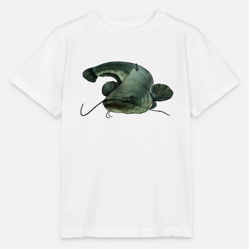 Catfish - Stanley/Stella MINI CREATOR Kids’ T-Shirt - white