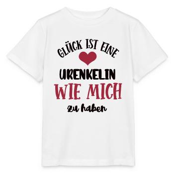 Ur-Enkelin Mädchen Enkelkind Urenkelin Kind Enkel - Stanley/Stella Kinder T-Shirt MINI CREATOR  - Weiß - Vorne - Maike (125cm)