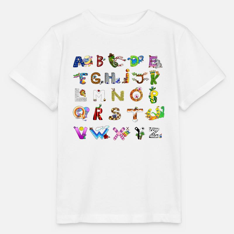 Morpho´s ABC - Stanley/Stella Kinder T-Shirt MINI CREATOR  - Weiß