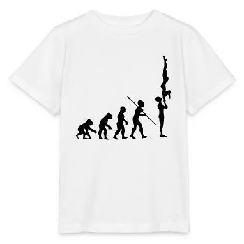 Evolution Gymnastique Gymnastique Acrobatie Gymnastique - T-shirt bio MINI CREATOR Stanley/Stella Enfant - blanc - Devant - Maike (125cm)