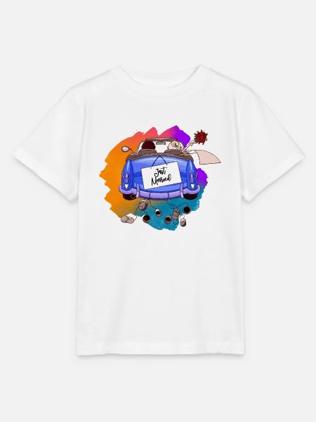 Gerade verheiratet - Stanley/Stella Kinder T-Shirt MINI CREATOR  - Weiß