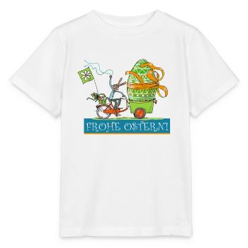 Frohe Ostern - Stanley/Stella Kinder T-Shirt MINI CREATOR  - Weiß - Vorne - Maike (125cm)
