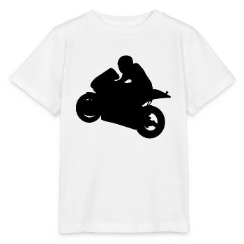 Superbikes Motorrad Biker Zweirad Rennsport Biker - Stanley/Stella Kinder T-Shirt MINI CREATOR  - Weiß - Vorne - Maike (125cm)