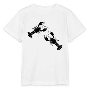 two lobsters - Stanley/Stella Kinder T-Shirt MINI CREATOR  - Weiß - Vorne - Maike (125cm)