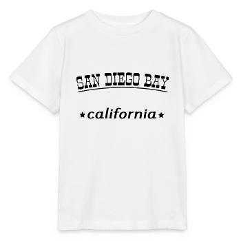 SAN DIEGO BAY california - T-shirt bio MINI CREATOR Stanley/Stella Enfant - blanc - Devant - Maike (125cm)