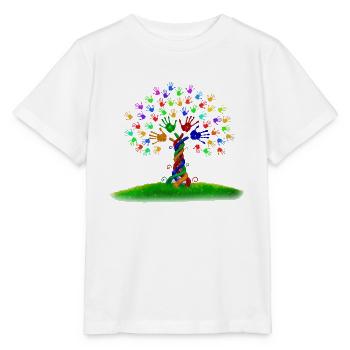die lebendige Vielfalt - Stanley/Stella Kinder T-Shirt MINI CREATOR  - Weiß - Vorne - Maike (125cm)