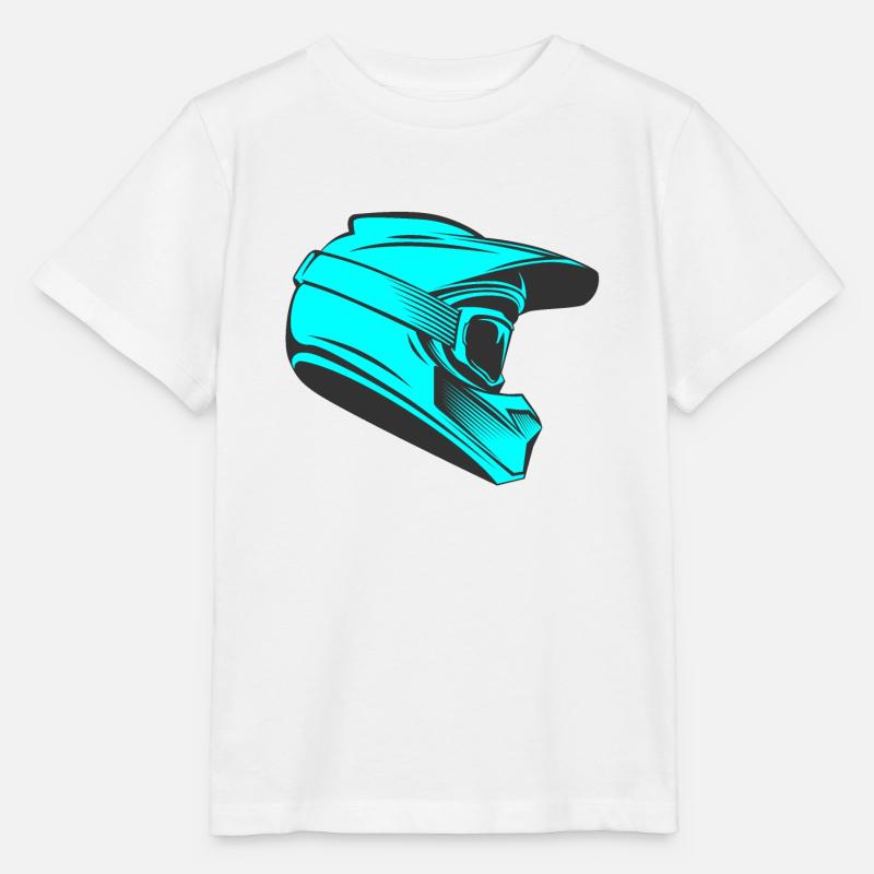 Casque de VTT de descente motocross VTT - T-shirt bio MINI CREATOR Stanley/Stella Enfant - blanc