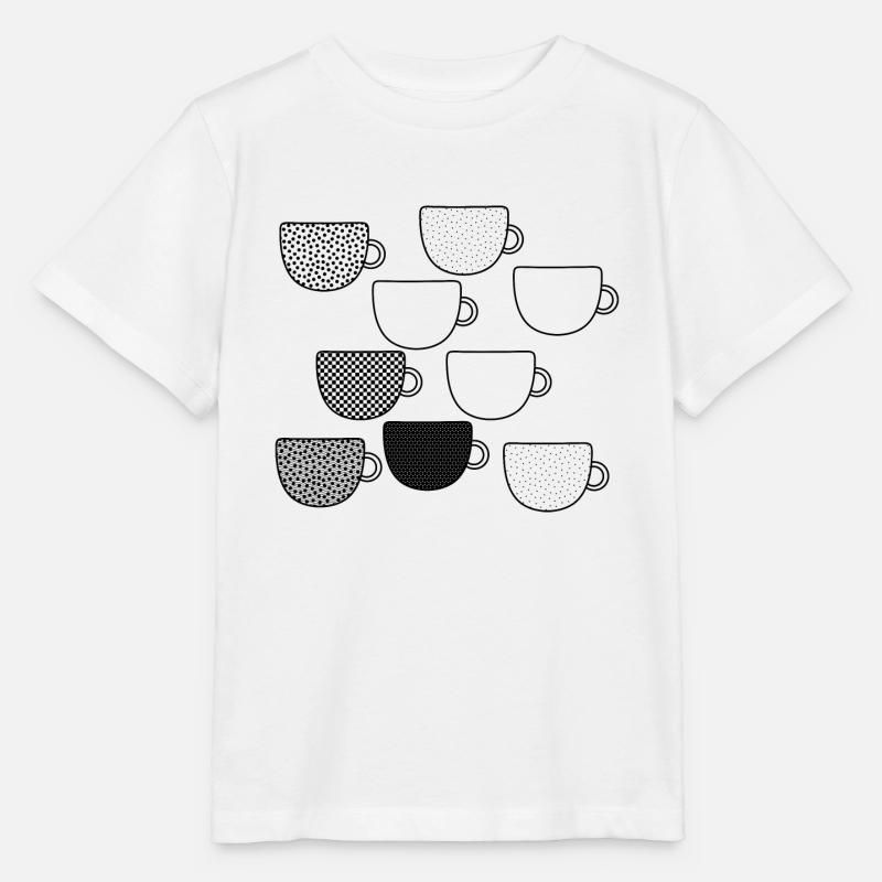 tasses - T-shirt bio MINI CREATOR Stanley/Stella Enfant - blanc