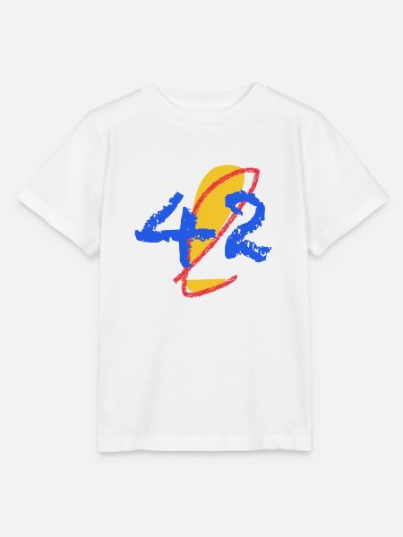 Alles ist 42 - Stanley/Stella Kinder T-Shirt MINI CREATOR  - Weiß