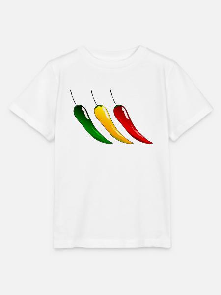 Chili - Stanley/Stella Kinder T-Shirt MINI CREATOR - Weiß