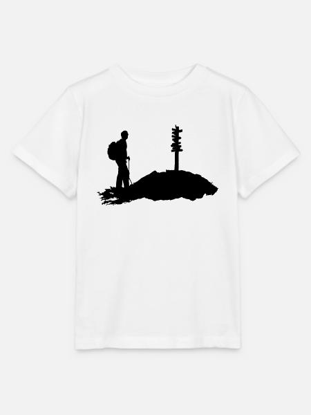 Hiking, Hiker - Stanley/Stella Kinder-T-shirt MINI CREATOR  - wit