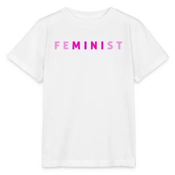 Feminist - Stanley/Stella MINI CREATOR Kids’ T-Shirt - white - Front - Maike (125cm)