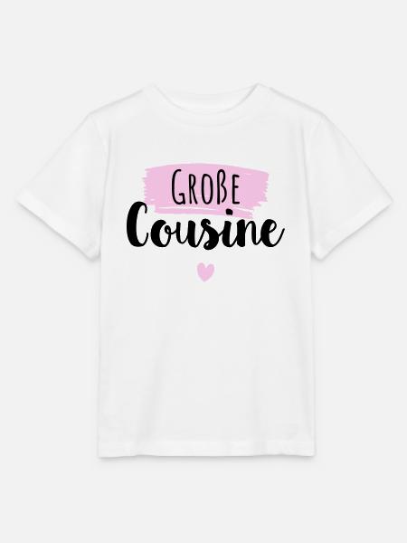 Große Cousine 2022 / Big Cousin - Stanley/Stella Kinder T-Shirt MINI CREATOR  - Weiß