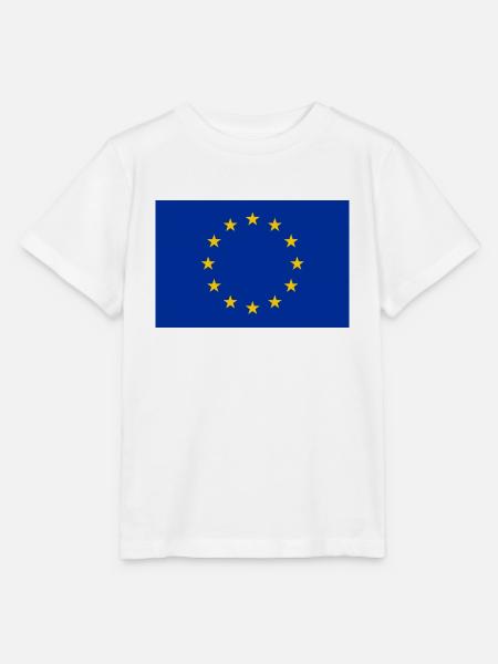 EU Fahne - Stanley/Stella Kinder T-Shirt MINI CREATOR  - Weiß