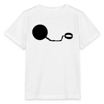 chain ball - Stanley/Stella MINI CREATOR Kids’ T-Shirt - white - Front - Maike (125cm)
