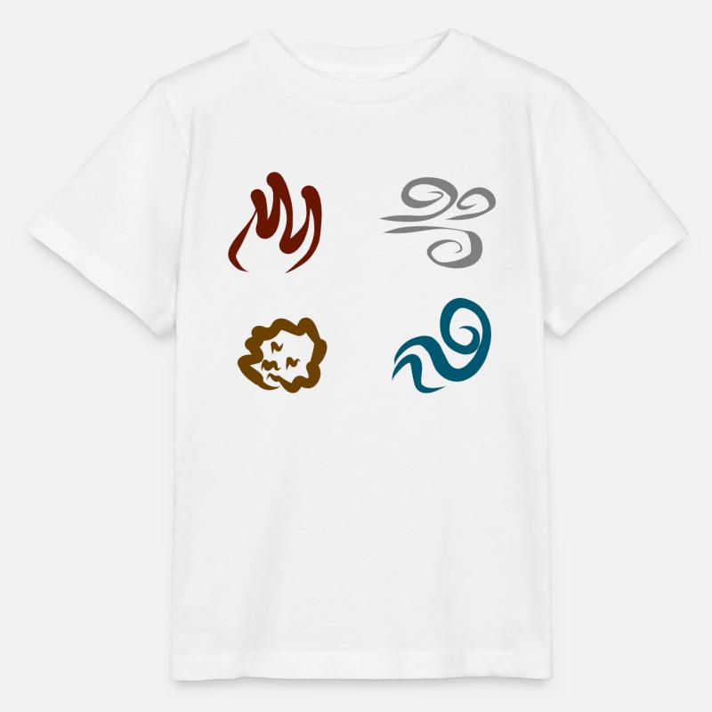 Quatre éléments - T-shirt bio MINI CREATOR Stanley/Stella Enfant - blanc