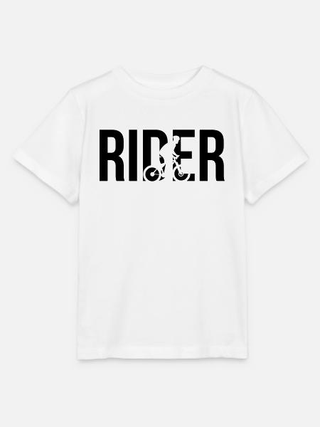 Fahrrad - Stanley/Stella Kinder T-Shirt MINI CREATOR  - Weiß