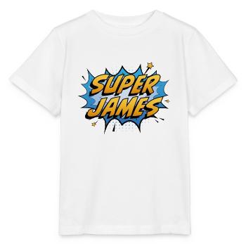 Super James - Stanley/Stella MINI CREATOR Kids’ T-Shirt - white - Front - Maike (125cm)