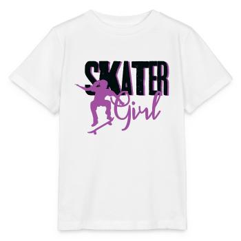 Skate Girl skate skate skateboard skateboard skate - T-shirt bio MINI CREATOR Stanley/Stella Enfant - blanc - Devant - Maike (125cm)