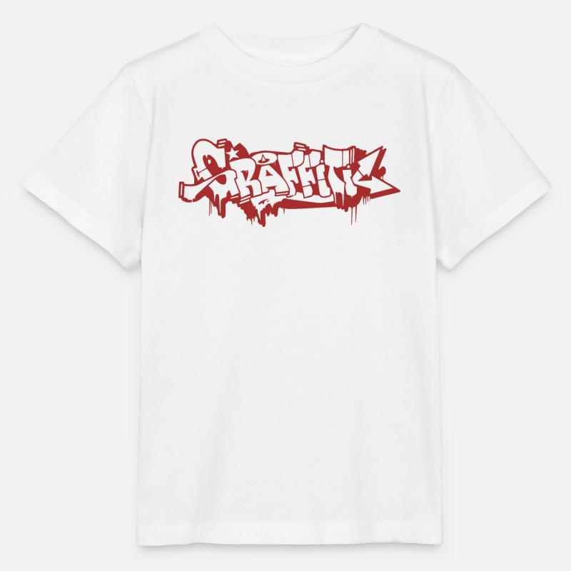 GRAFFITI - Stanley/Stella Kinder T-Shirt MINI CREATOR  - Weiß