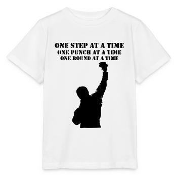 rocky boxing champion Tyson Ali Mayweather - Stanley/Stella MINI CREATOR Kids’ T-Shirt - white - Front - Maike (125cm)